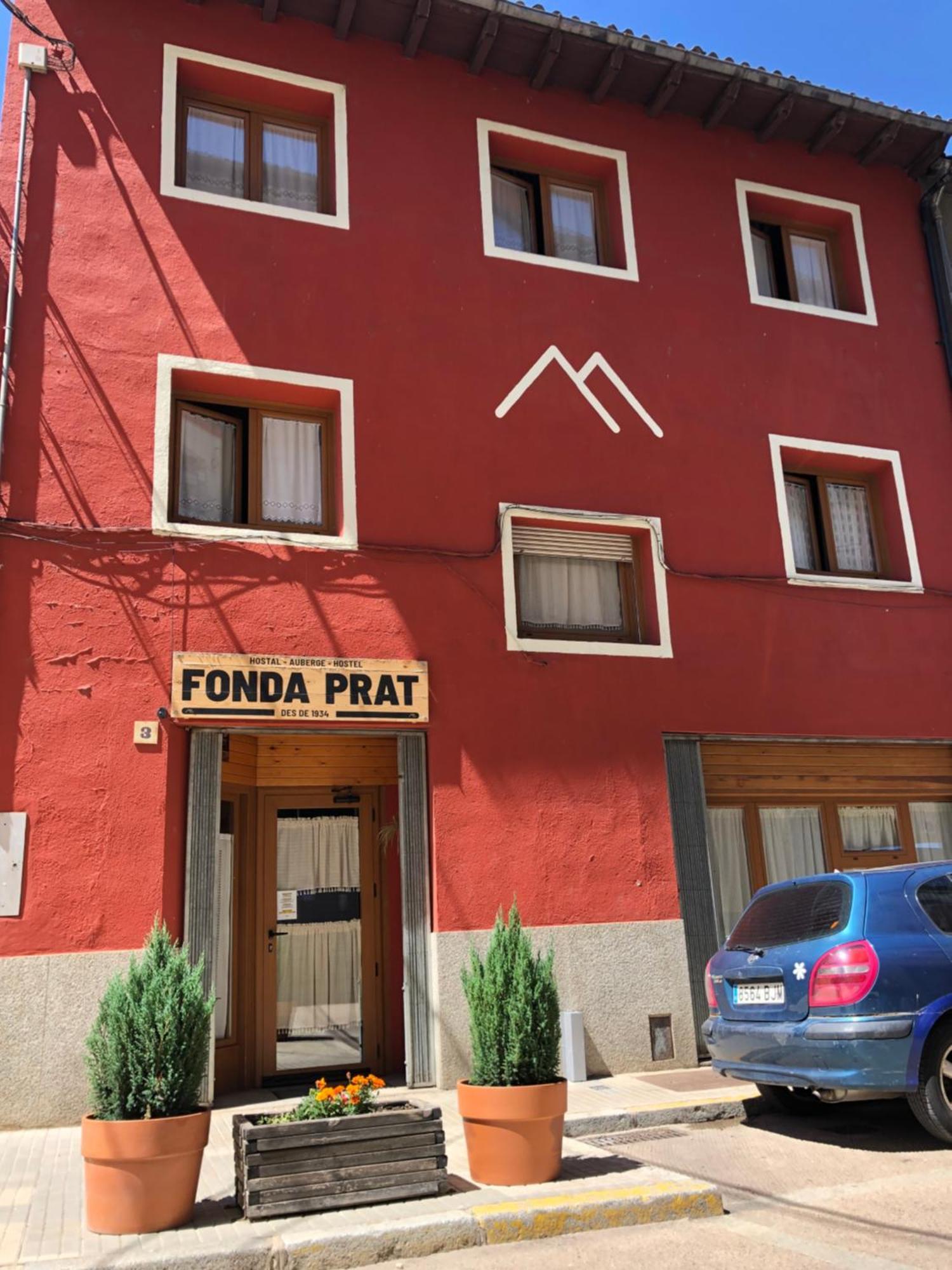 Hostal Fonda Prat Puigcerdà Eksteriør bilde